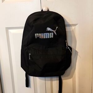 Small black Puma backpack. Like new condition